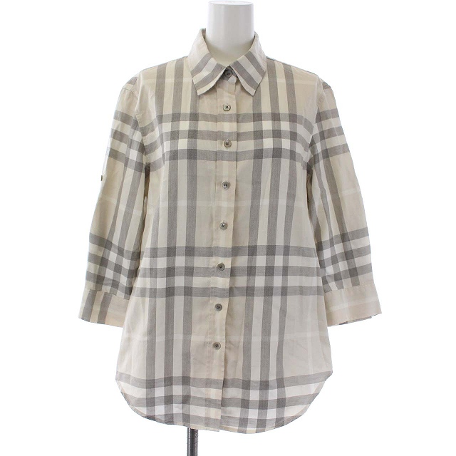 バーバリー ロンドン BURBERRY LONDON ブラウス シャツ 七分袖 
