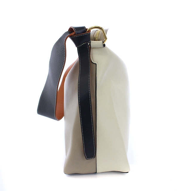 CELINE レザー ワンショルダーバッグ アイボリー