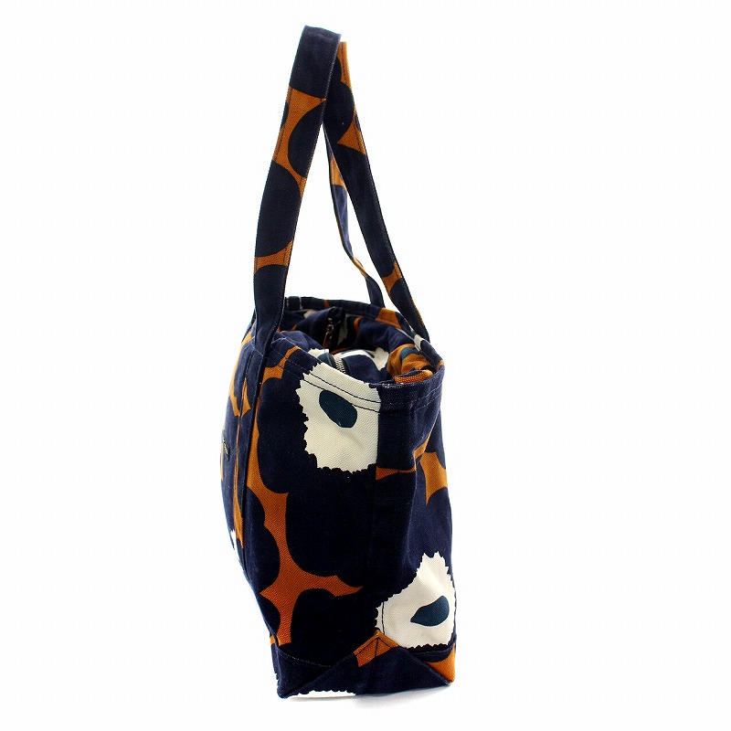 マリメッコ トートバッグ ネイビー marimekko / マリメッコ / UNIKKO / ウニッコ / トート