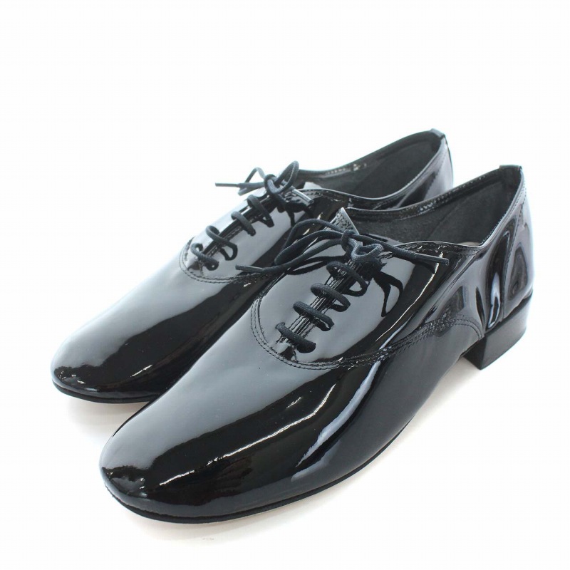 レペット Repetto ジジ ZIZI レースアップエナメルシューズ ラウンド 