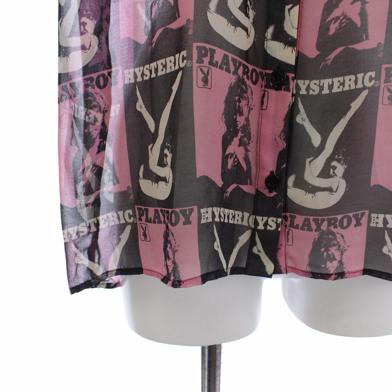 ヒステリックグラマー HYSTERIC GLAMOUR PLAY BOY ブラウス シャツ 