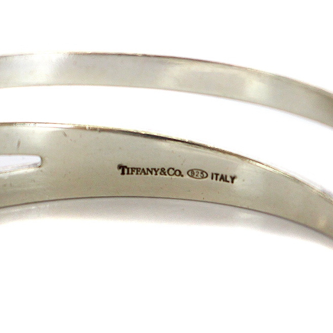 ティファニー TIFFANY & CO. オープン ダイアゴナル バングル 