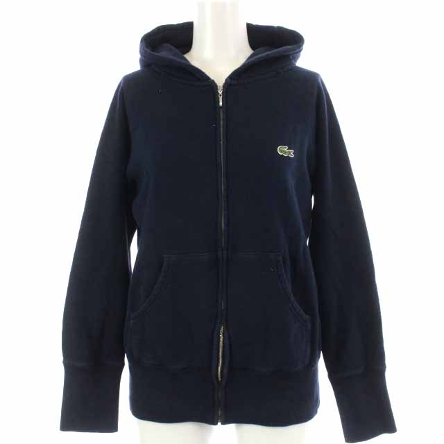 ラコステ LACOSTE × ループウィラー LOOPWHEELER パーカー 長袖 ジップ 