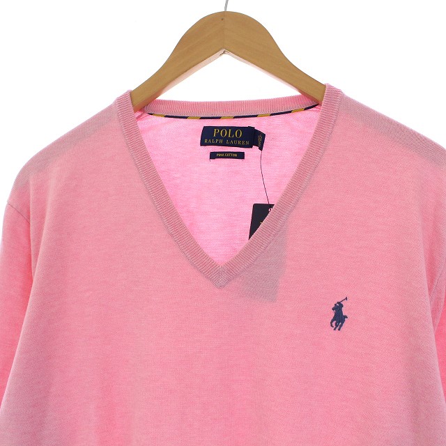 Polo Ralph Lauren ピンク Vネック セーター