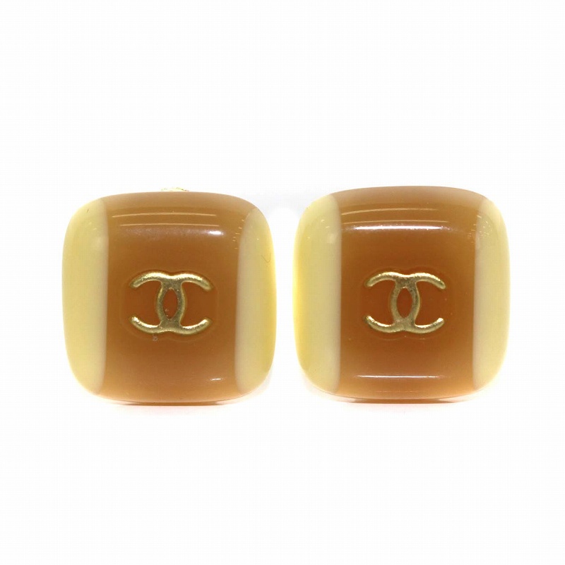 シャネル CHANEL ヴィンテージ 01A ココマーク イヤリング スクエア 