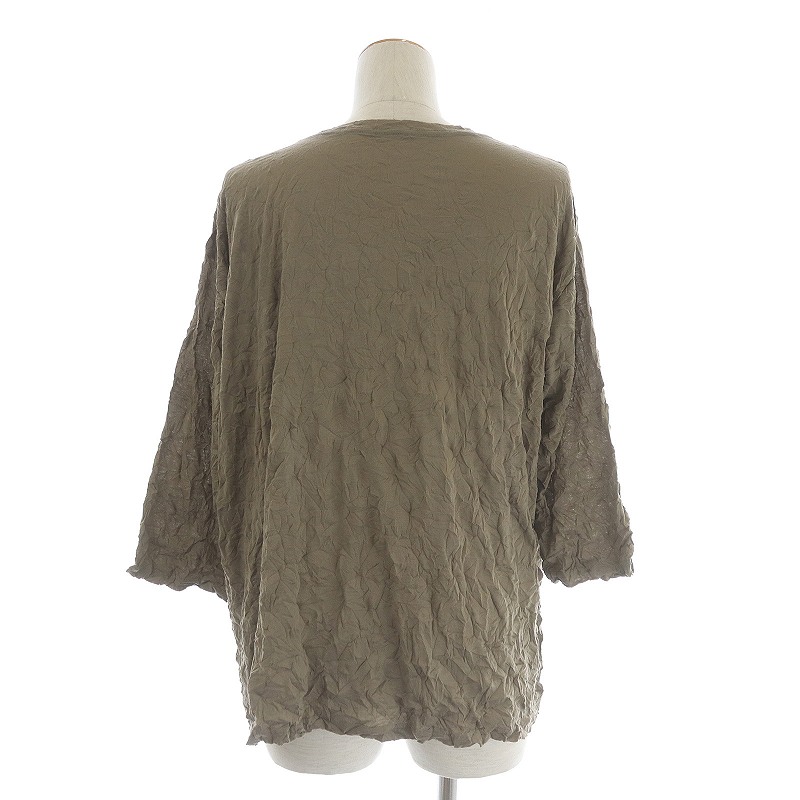 ミーイッセイミヤケ me ISSEY MIYAKE Tシャツ カットソー クルーネック 期間値下げ ISSEY MIYAKE/イッセイミヤケ カットソーSAMPLE me/ミー Tシャツ/カットソー(半袖/袖なし)