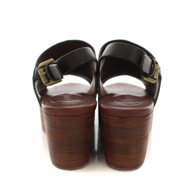 【美品】Chloé ファブリック ウェッジソール 35 厚底 約22㌢ 0400021144384_BLACK?wid=600&