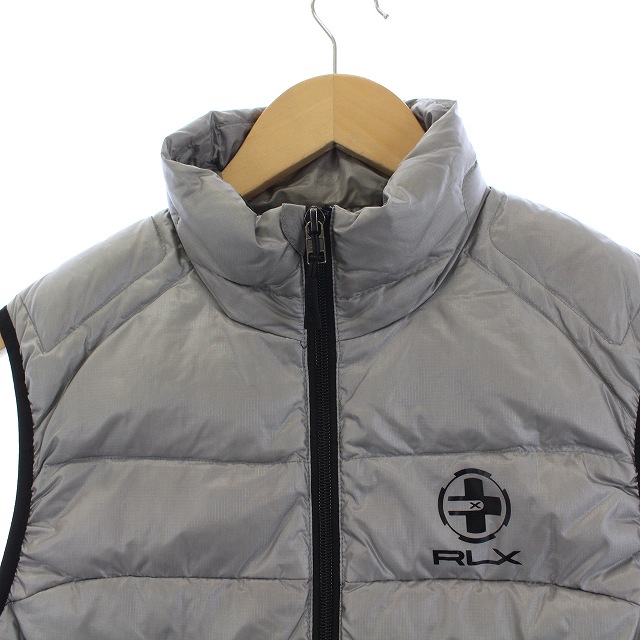 RLX RALPH LAUREN ダウンベスト Lサイズ (US M) グレー アールエルエックス ラルフローレン RLX RALPH LAUREN ダウン