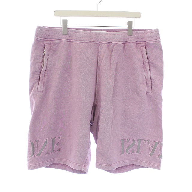 ストーンアイランド Stone Island スウェット ショートパンツ ハーフパンツ イージー ロゴ刺繍 3xl 紫 パープル Kh メンズ 081 ベクトルパーク