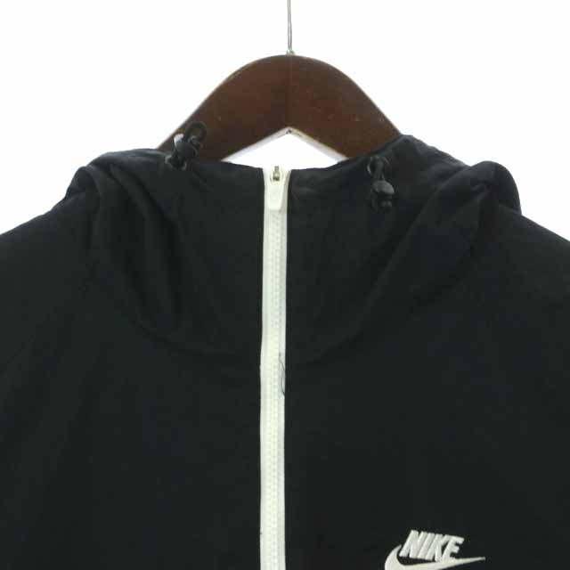 ナイキ NIKE アノラックパーカー パーカー ハーフジップ ナイロン M 黒