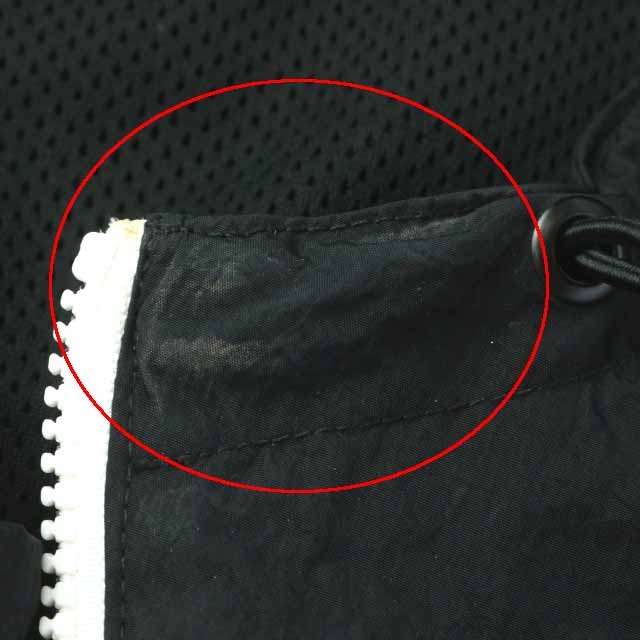 ナイキ NIKE アノラックパーカー パーカー ハーフジップ ナイロン M 黒