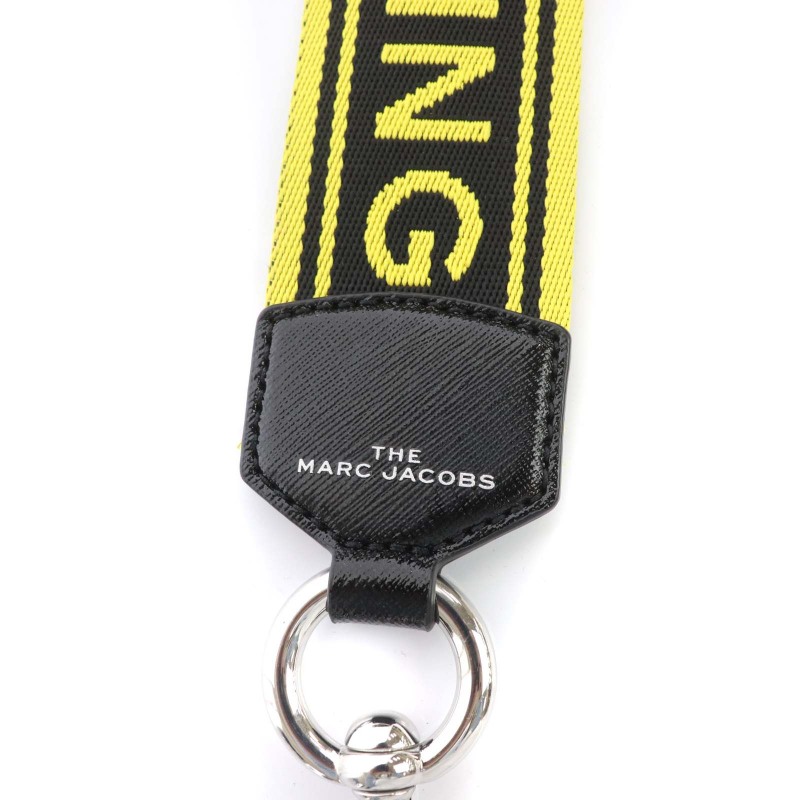 マークジェイコブス MARC JACOBS ショルダーストラップ ロゴテープ 黄 