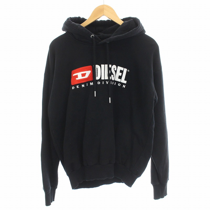 ディーゼル DIESEL Denim Division Logo Hoodie パーカー スウェット 
