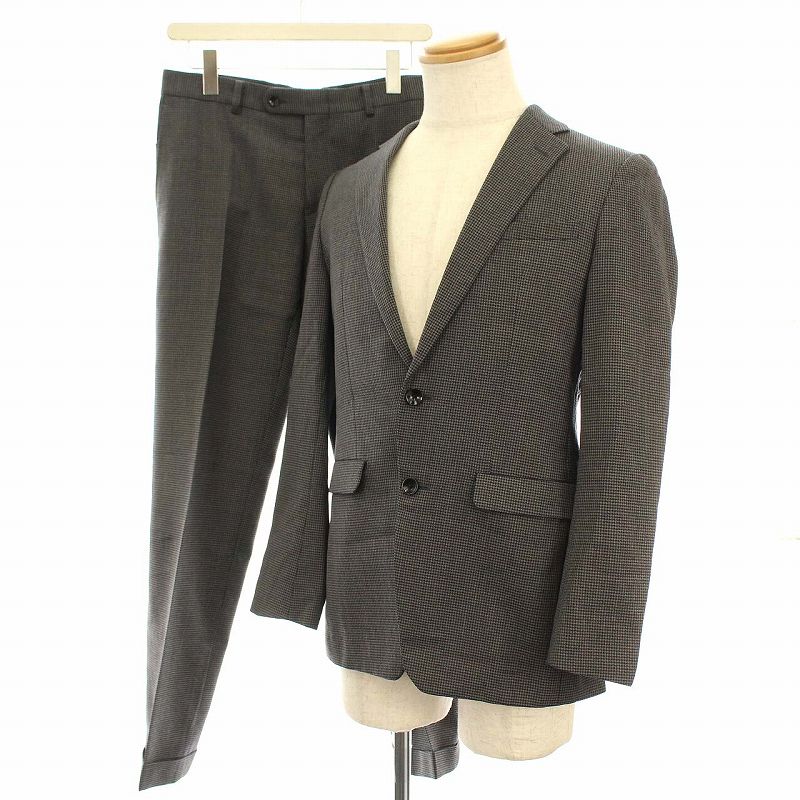 スーツセレクト Suit Select スーツ セットアップ 上下 テーラードジャケット パンツ 千鳥柄 Y5 グレー K メンズ 081 ベクトルパーク