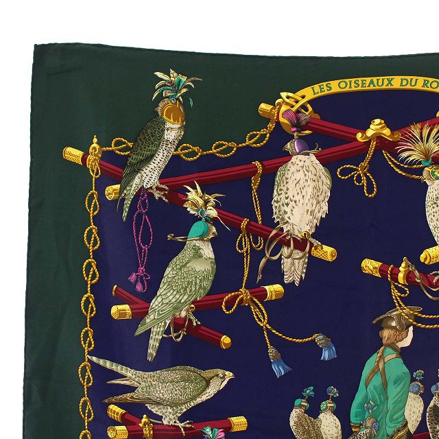 エルメス HERMES カレ90 LES OISEAUX DU ROY 王の鳥たち 