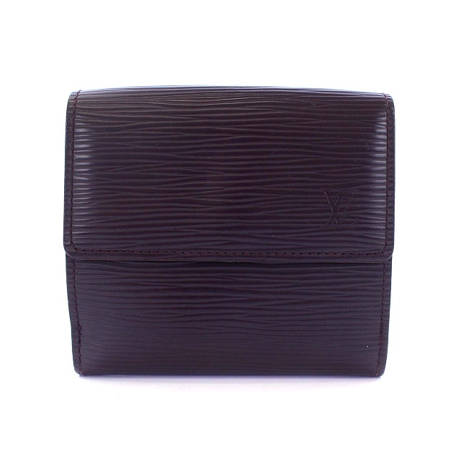 ルイヴィトン LOUIS VUITTON ポルトフォイユ エリーズ エピ Wホック 三  