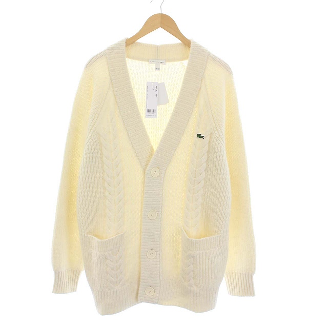 未使用品 ラコステ LACOSTE 近年モデル アルパカブレンドケーブル 