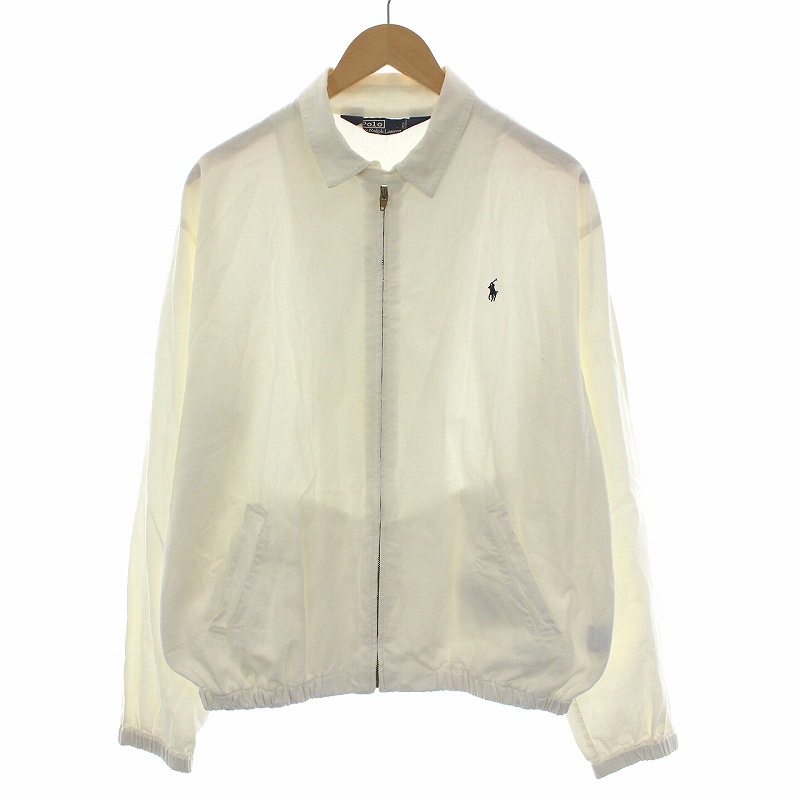ラルフローレンポロスウィングトップハリントンジャケットドリズラー総柄