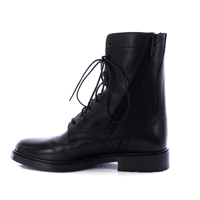 セリーヌ CELINE サイドジップ コンバット レースアップ ショート 