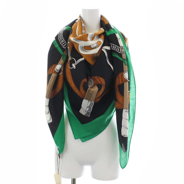未使用品 エルメス HERMES カレ140 カレジェアン EPERON D