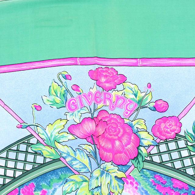 エルメス　HERMES カレ 90 GIVERNY ジヴェルニー エルメス HERMES カレ90 ジヴェルニー GIVERNY スカーフ 絹