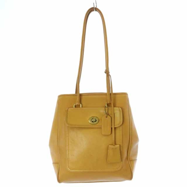コーチ COACH トートバッグ ショルダーバッグ ターンロック レザー 