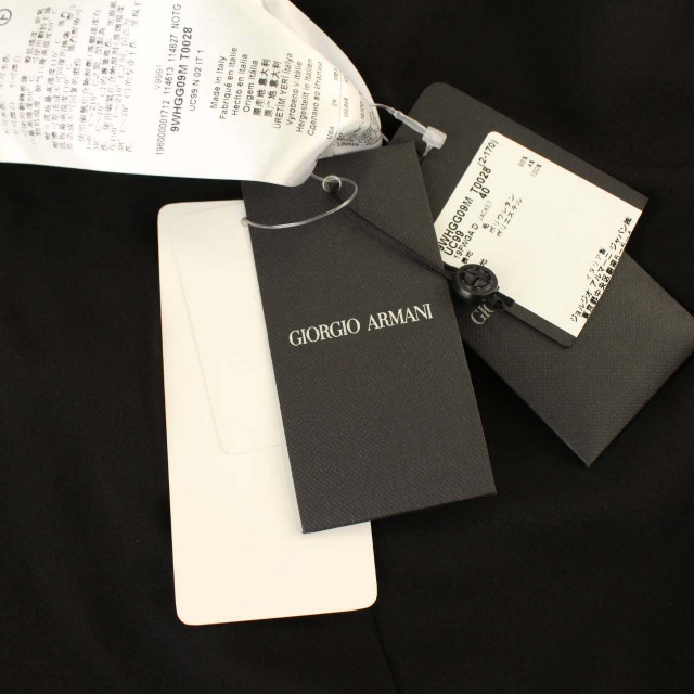 新品　未使用品　タグ付　アルマーニ　テーラード ジャケット ブラック　百貨店購入 EMPORIO ARMANI - 【姫路東店】 中古 Emporio Armani