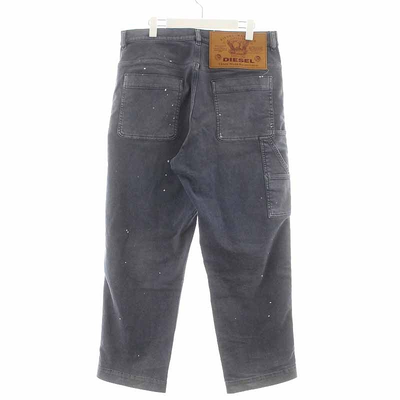 ディーゼル DIESEL D-FRANKY WIDE LEG デニムパンツ ジーンズ ペイント 