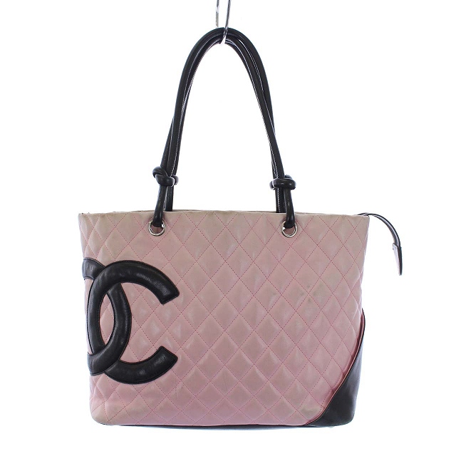 シャネル CHANEL カンボンライン トートバッグ ハンドバッグ ココ  