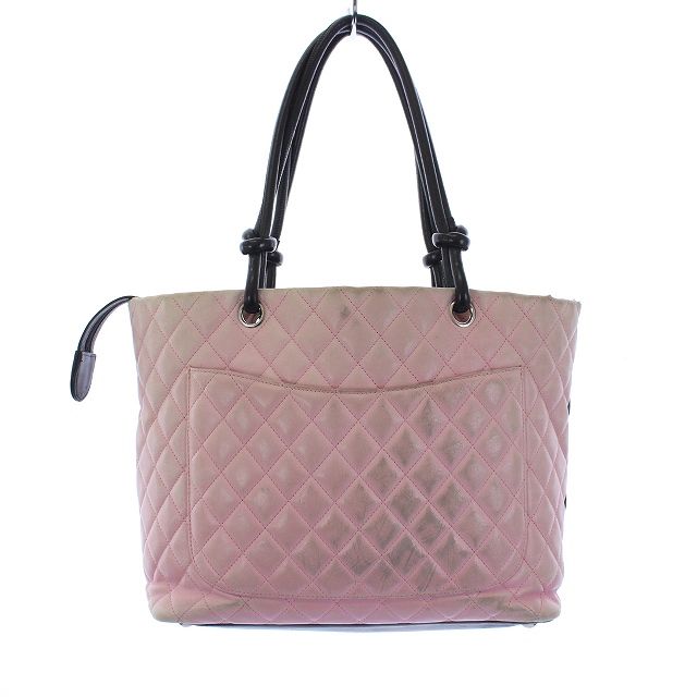 シャネル CHANEL カンボンライン トートバッグ ハンドバッグ ココ 