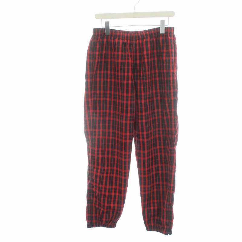 シュプリーム SUPREME 18AW ナイロンプレイドトラックパンツ Nylon 