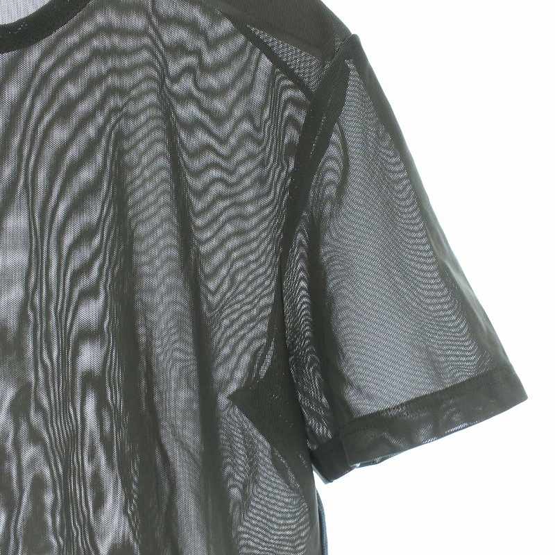 プラダスポーツ PRADA SPORT シアーTシャツ カットソー メッシュ 