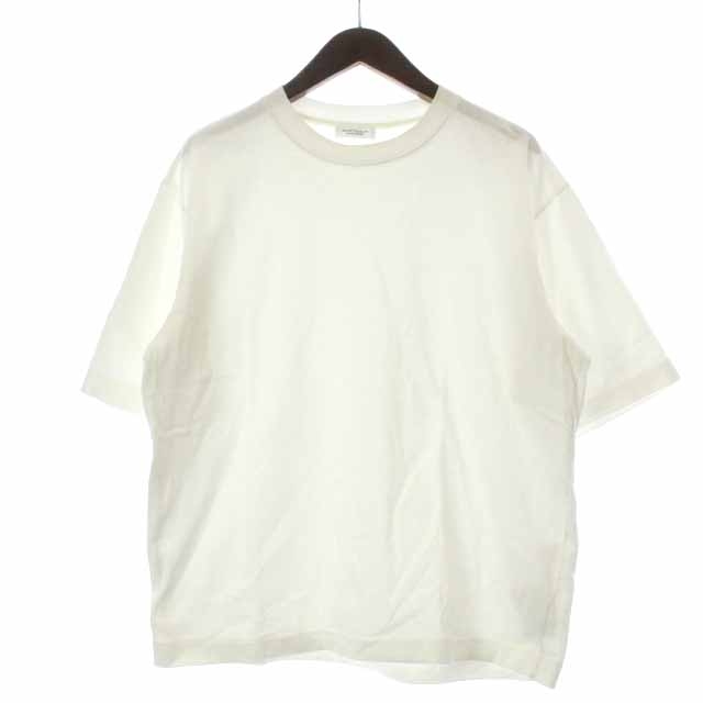 B Y ユナイテッドアローズ Beauty Youth ビューティー ユース ハイブリッドコットン テーパードtシャツ カットソー 半袖 無地 L 白 ホワイト 1217 299 1472 Ry38 メンズ 081 ベクトルパーク