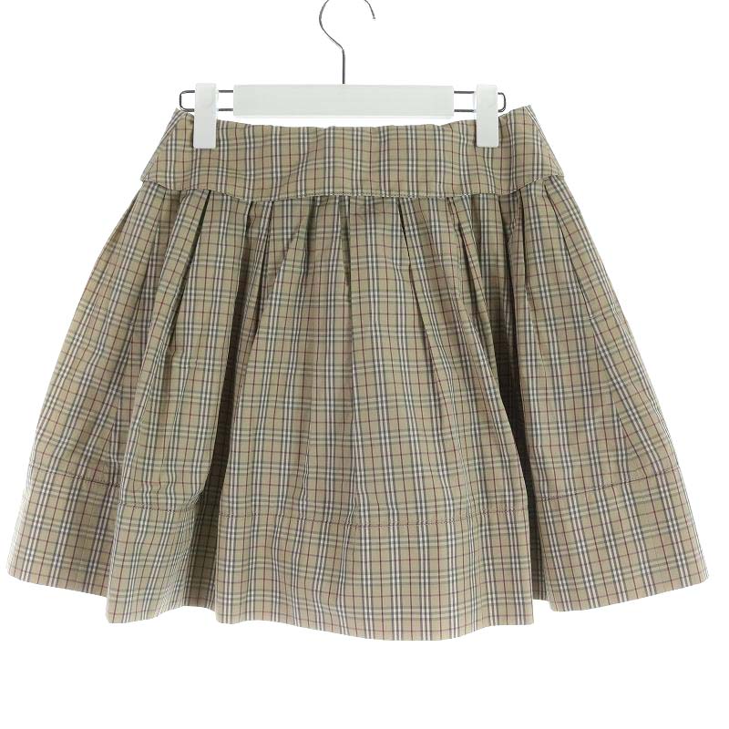 バーバリーブルーレーベル✨スカート　Aライン　膝丈　ノバチェック　サイズ36 バーバリーブルーレーベル BURBERRY BLUE LABEL フレアスカート