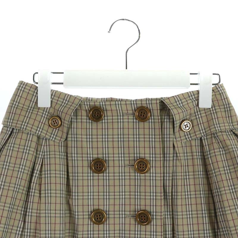 BURBERRY BLUE LABEL ひざ丈フレアスカート バーバリーブルーレーベル BURBERRY BLUE LABEL フレアスカート