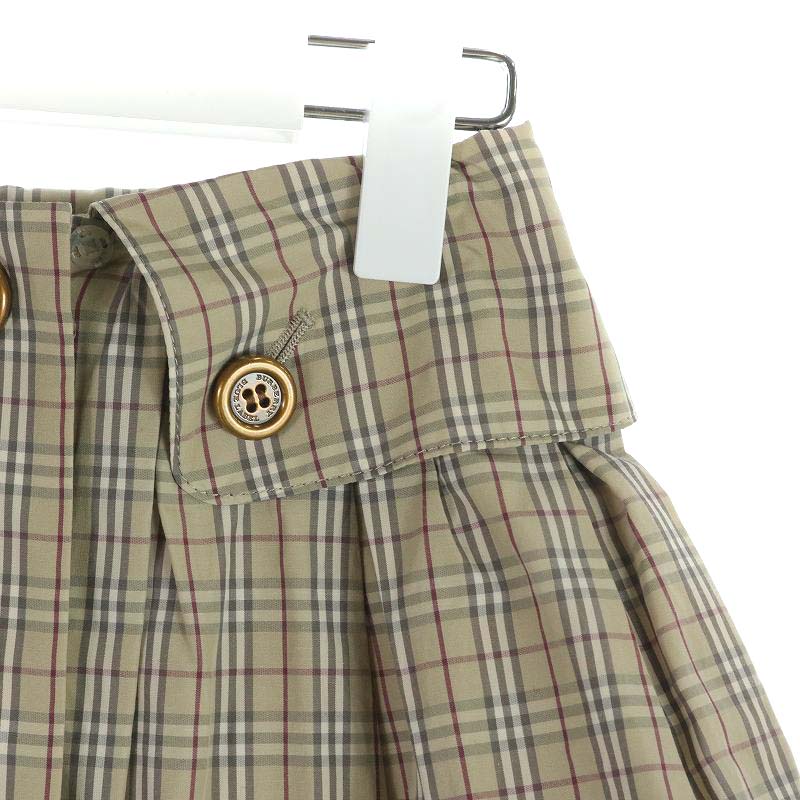 BURBERRY BLUE LABEL ひざ丈フレアスカート Burberry 膝丈スカート 15号 BURBERRY BLUE LABEL バーバリーブルー