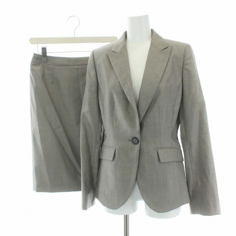 コムサイズム Comme Ca Ism スーツ セットアップ 上下 テーラードジャケット 1b ノーベント スカート ひざ丈 タイト ウール 絹混 シルク混 M グレー Yt レディース 081 ベクトルパーク コムサイズム Comme Ca Ism スーツ セットアップ 上下 テーラードジャケット 1b ノーベント スカート ひざ丈 タイト ウール 絹混 シルク混 M グレー Yt レディース 081 ベクトルパーク