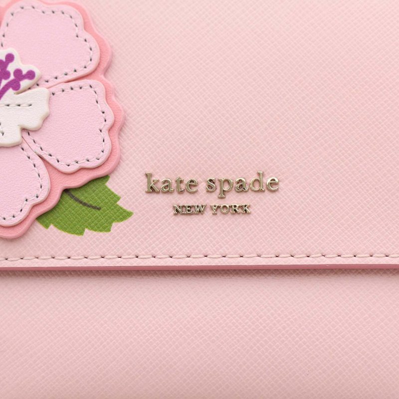ケイトスペード KATE SPADE 長財布 二つ折り ポーチ ハワイ限定 レザー 