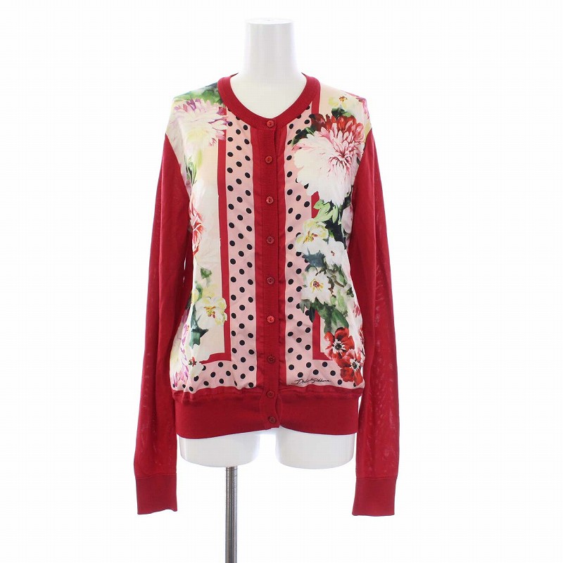 ドルチェ＆ガッバーナドルガバシルク100%カーディガンユニセックス 