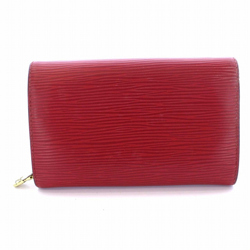 ルイヴィトン LOUIS VUITTON エピ ポルトモネビエトレゾール 二つ折り  