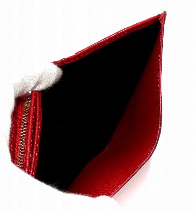 ルイヴィトン LOUIS VUITTON エピ ポルトモネビエトレゾール 二つ折り  