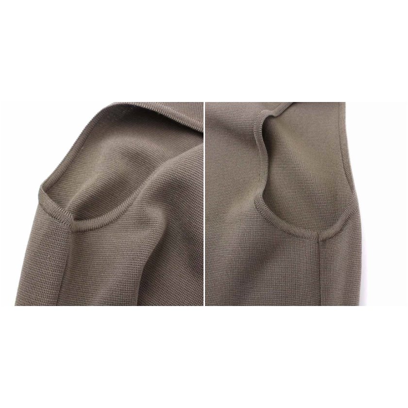 フォクシー FOXEY 2021年製 Zip Up Dress 2WAY ノースリーブ 【お気にいる】 フォクシー 2WAYジップワンピース 40 ひざ丈ワンピース