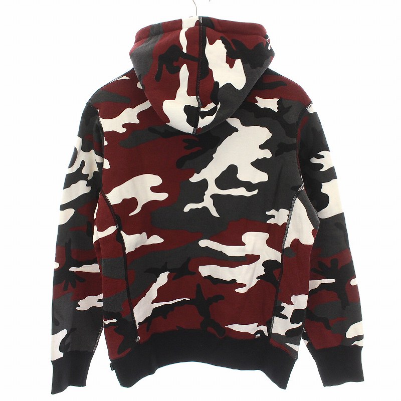シュプリーム SUPREME 13AW Box Logo Hooded Sweatshirt Red Camo 