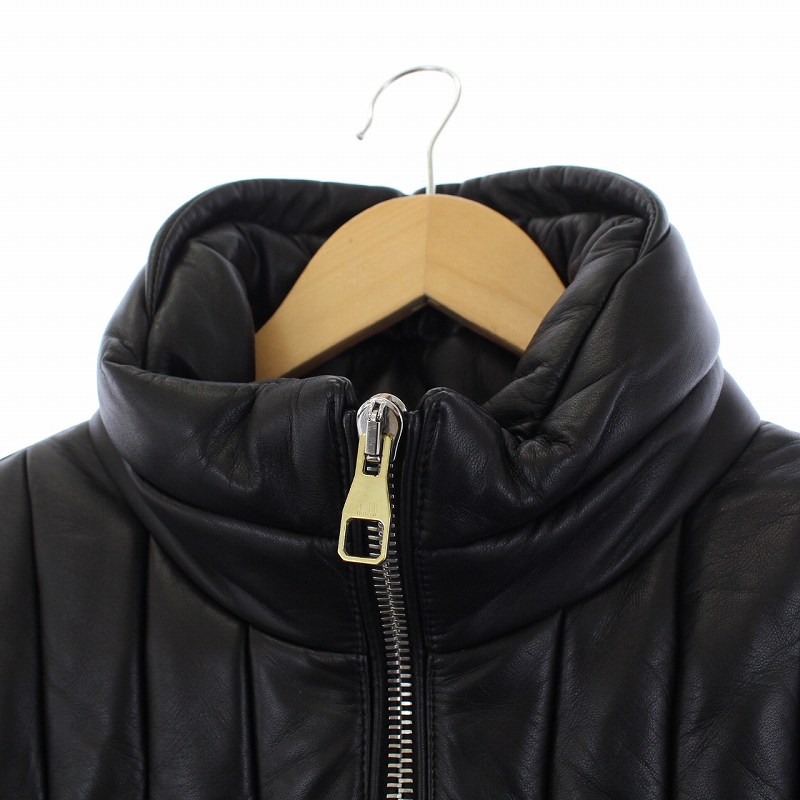 T*J様 ☆希少☆L相当☆dunhill ダンヒル ラムレザー ロング丈 トレン ダンヒル dunhill 近年モデル ラムレザー 中綿ジャケット