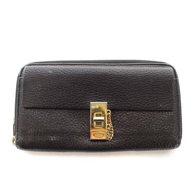 クロエ CHLOE DREW WALLET WITH FLAP 長財布 ラウンドファスナー 