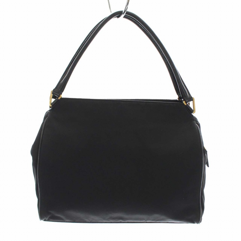 o81【美品】プラダ三角ロゴナイロンブラックカメラバッグショルダー