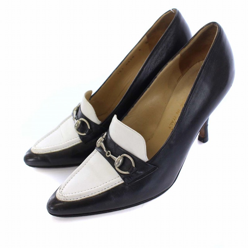 グッチ GUCCI ホースビット パンプス ハイヒール ピンヒール ポイン 