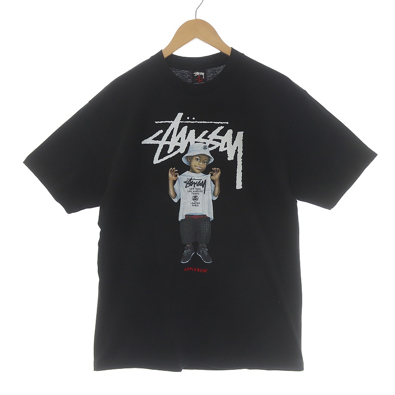 未使用品 ステューシー STUSSY Tシャツ カットソー クルーネック プル 