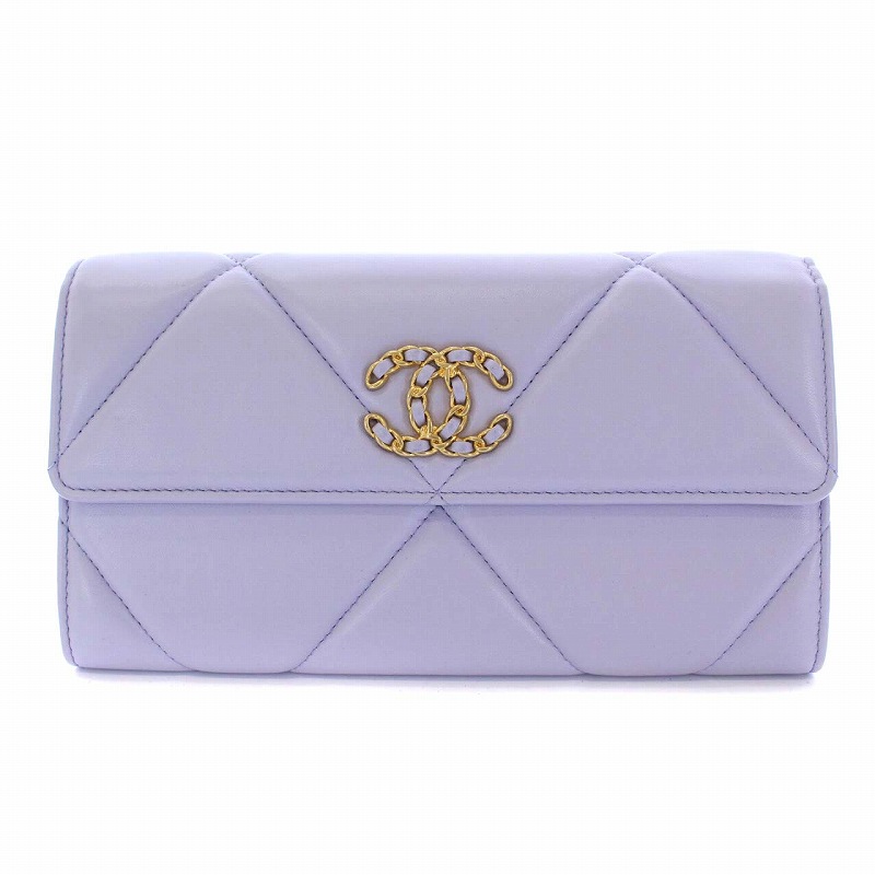 シャネル CHANEL 2021年 ディズヌフ 長財布 二つ折り ココマーク 