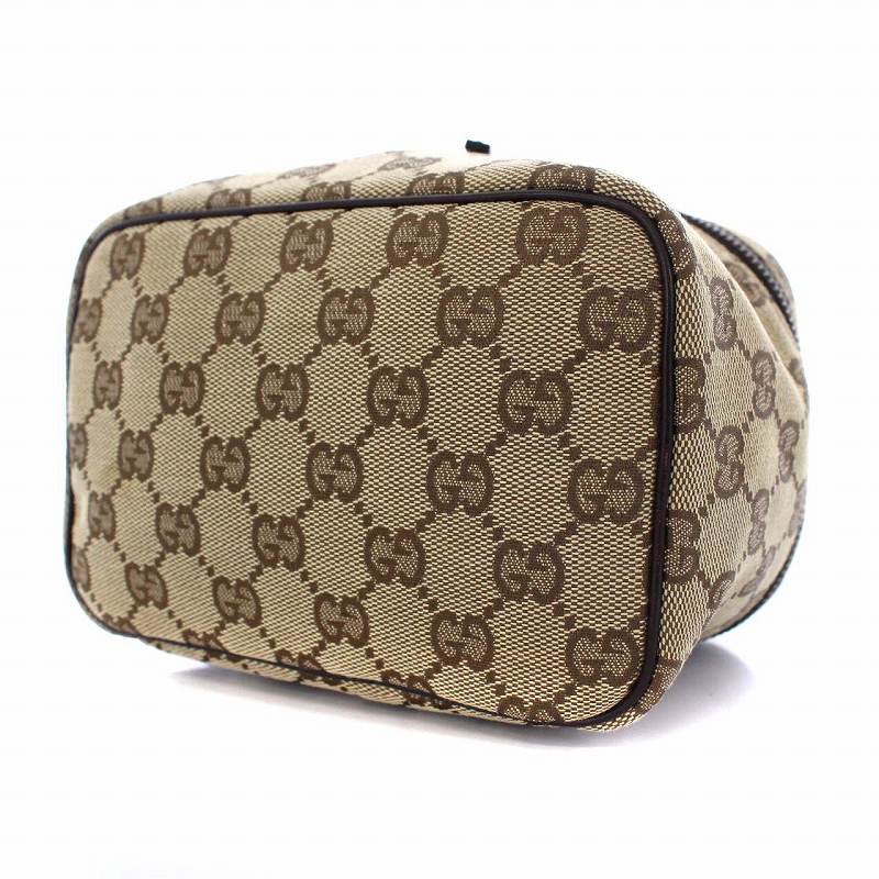グッチ GUCCI GGキャンバス バニティバッグ バニティポーチ 化粧ポーチ 